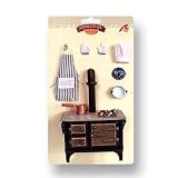 Accessoires pour maison de poupées - Mobilier et accessoires : Cuisine à l'ancienne