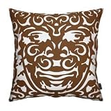 notNeutral Triton 1 Throw Pillow - Sable/White