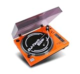 DJ-tech Vinyl USB 5 Riemengetriebener Plattenspieler (USB 2.0) orange