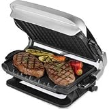 George Foreman GRP4EMB Black Evolve Grill with 2 Grill Plates, 1 Deep-Dish Bake Pan and 1 Cupcake and Muffin Pan Insert
