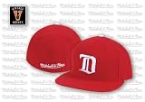 Detroit Red Wings Mitchell & Ness Red Throwback Fitted Cap / Hat
