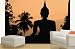 Platin Art Wall Mural Deco Wall, Buddha Silhouette, 8-Feet 4-Inch by 12-Feet