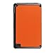 Fire 7 2015 Case - NEWSTYLE Ultra Slim Shell Lightweight Tri-fold Stand Cover for Amazon Fire 7 Inch Tablet(5th Generation 2015 release ONLY), Orange
