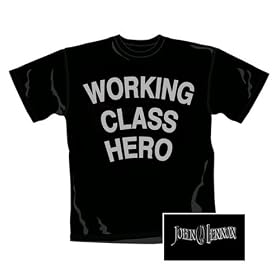 John Lennon - T-Shirt Working class hero (in L)