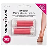 Emjoi MICRO Pedi Coarse Micro-Minerals Pink Replacement Rollers (Set of 2)