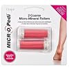 Emjoi Micro-Pedi Coarse Micro-Minerals Pink Replacement Rollers (Set of 2)