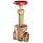 Milwaukee Valve 1174 Series Bronze Gate Valve, Heavy Duty Service, Class 200, Rising Stem, NPT Female