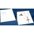 2 White Leather Ring Earring Pendant Combo Displays