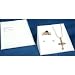 2 White Leather Ring Earring Pendant Combo Displays