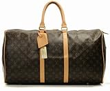 LOUIS VUITTON Monogram KEEPALL 55 Boston Travel LV