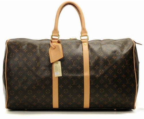 LOUIS VUITTON Monogram KEEPALL 55 Boston Travel LV