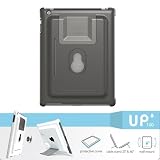 NEUHEIT: 3in1 iPad Wandhalterung und Standfu� System f�r iPad2, iPad3 (New iPad) und iPad4 (iPad Retina), Farbe Schutzh�lle: schwarz, Standfu� in 4 (!) Positionen nutzbar f�r 25� oder 60� vertikal und 25� oder 60� horizontal - PureMounts PM-Up-100Bvon "Exelium"