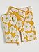 DII 100% Cotton, Machine Washable Printed Big Blooms Dishtowel, 18x28, Yellow, Set of 2