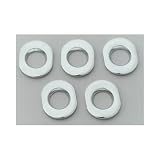 Gorilla Automotive Products 79918B: Lug Nut Washers, Steel, Zinc, Centered Oval, 1.380 in. x 1.130 in. O.D., Set of 5