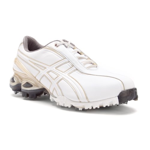 ASICS Women's Lady GEL-Ace Golf Shoe,White/Champagne Gold,11 M US