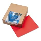 Grain-Textured Comb Binding Covers, No Window, Rounded, Red, 100 Set/Box GBC2000021