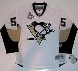 Sergei Gonchar Pittsburgh Penguins 09 Cup Reebok Premier Away Jersey - Large
