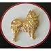 Jewelry : American Eskimo Dog Gold Pin