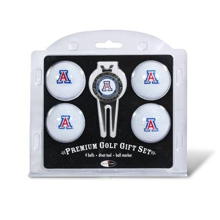Arizona Wildcats Ua Ncaa 4 Team Logo Golf Ball Divot Tool Set