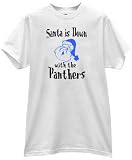 Santa Is Down with the Panthers Cool with Christmas Time Football T Shirt Jersey