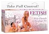 Bundle Ff Pink Cheetah Bondage Kit and Aloe Cadabra Organic Lube Vanilla 2.5Oz