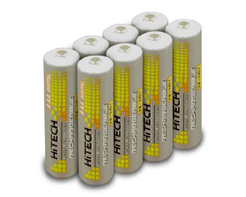 Hitech - Replacement Cordless Phone Battery for Panasonic KX-TG1032S, KX-TG1033S, KX-TG1034S, KX-TG1034PK, KX-TGA101S, and DECT 6.0 series phones