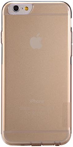 iPhone 6 Case, [Crystal Clear] [Non-Slip] TPU Soft Slim Case for iPhone 6 (4.7) [Perfect-Fit] Nillkin Nature Case by Zeegox (Brown)