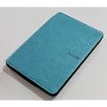 Funda en piel sint�tica super delgada para tu kindle 4. Color Celeste