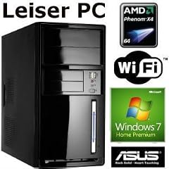 #3877 Silent Office / Multimedia PC mit Windows 7 Home Premium 64 Bit | AMD Quad-Core Phenom II X4 850 4x3.3 Ghz | 4GB RAM DDR3 PC1333 |1000 GB HDD | ASUS M5A78L-M 760G | USB3 | AMD Radeon HD3000 1024 MB mit DVI/HDMI |W-LAN | ASUS 24x DVD-Brenner | CardReader |7.1 Sound | GigabitLAN