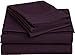 Clara Clark ® Supreme 1500 Collection 4pc Bed Sheet Set - Queen Size, Purple Eggplant