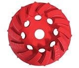 Pearl Abrasive PV04CSH Pro-V Series Swirl Segmented Cup Wheel 4 X 5/8-11