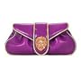 Dooney Bourke Hayden Oversize Clutch Purple
