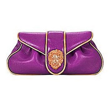 Dooney Bourke Hayden Oversize Clutch Purple
