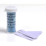 Blue Litmus Test Paper Acid Indicator 100 Strips