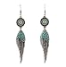 Turquoise Angel Wing Dangle Earrings Fashion Jewelry