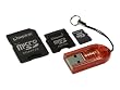 Kingston Digital MBLY/2GB Mobility Kit with 2 GB microSD Card Reader and 3 Adapters