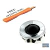 Jet Black Blackberry Trackball / Joystick / Navigate / Pearl / Ring Repair Replacement Fix Fixing