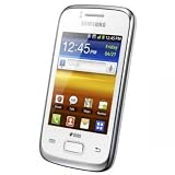 Samsung GT-S6102 Galaxy Y Duos Dual SIM Smartphone with Bluetooth, Wi-Fi, Android OS, HSDPA 850 / 2100 - Unlocked Phone - No Warranty - White