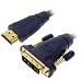 Super High Resolution HDMI - Dvi Male to Male Gold Plated (Blue) Cable - 4.5M (15 Feet) by Ikross