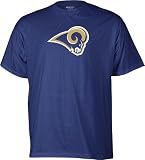 NFL Men's St. Louis Rams Logo Premier Tee Shirt (Dark Grey Heathered, X-Large)