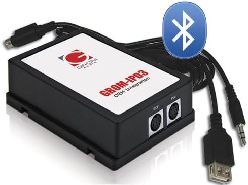 GROM Audio RVRA3 for Select* ROVER LANDROVER AUX-IN interface; Android iPod iPhone Bluetooth capable Adapter