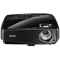 BenQ MS517 DLP-Projektor (3D, Kontrast 13000:1, SVGA 800x600 pixel, 2800 ANSI Lumen, HDMI, Smart Eco) schwarz