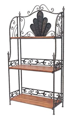 Wood/Iron Baker's Rack