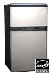 Sunpentown Energy Star 3.2-Cu Ft Double Door Refrigerator with Silver Door