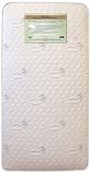 LA Baby Triple Zone Soy and Memory Foam Mattress with Bamboo Cover, Beige