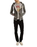 Sweat-shirt zippé Gris Label