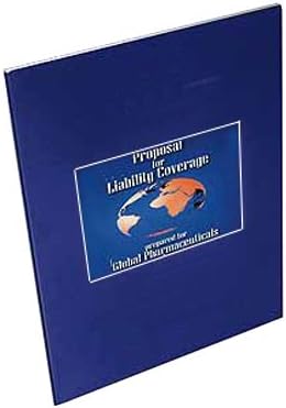 Coverbind 1-1/4" Navy Portfolio Thermal Covers 30pk - 674109
