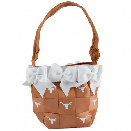 Texas Longhorns Small Bow Bucket Purse