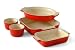 Le Creuset 5 pc stoneware set volcanic