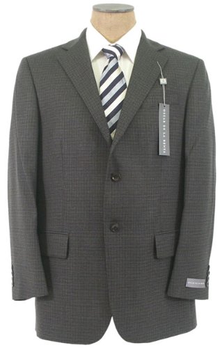 Oscar De La Renta Mens 2 Button Charcoal Gray Wool Sport Coat / Blazer / Jacket - Size 44R